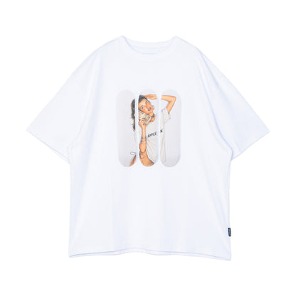 APPLEBUM Money Call T-shirt アップルバム マネー コール Tシャツ HS2611105【メンズ 半袖Tシャツ 前面ロゴ グラフィック 天竺生地 26SS】