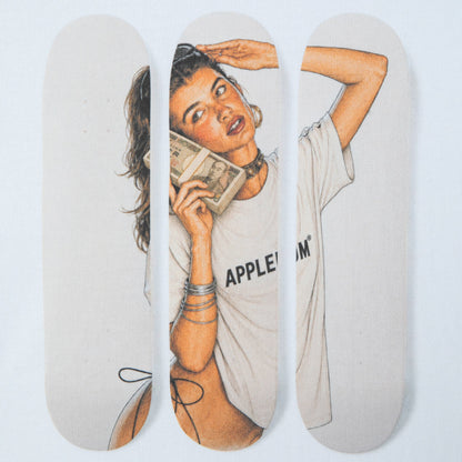 APPLEBUM Money Call T-shirt アップルバム マネー コール Tシャツ HS2611105【メンズ 半袖Tシャツ 前面ロゴ グラフィック 天竺生地 26SS】
