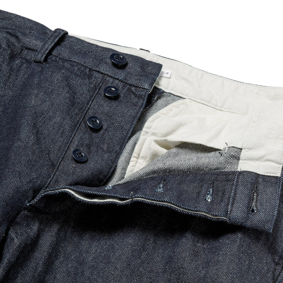 Sandinista Denim Trousers - Washed サンディニスタ デニム トラウザーズ ウォッシュド 60426WA02-BT【メンズ デニムパンツ スラックス ストレートパンツ 11オンスデニム 26FW】