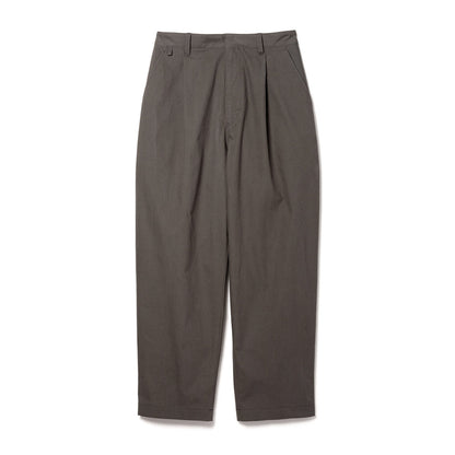 Sandinista Gentleman Tuck Pants サンディニスタ ジェントルマン タック パンツ 60426WA03-BT【メンズ タックパンツ 高密度 コンパクトヤーン 馬布 シルケット加工 26FW】