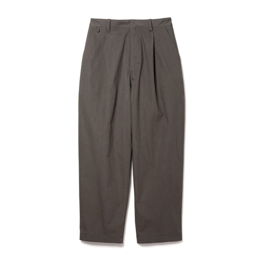 Sandinista Gentleman Tuck Pants サンディニスタ ジェントルマン タック パンツ 60426WA03-BT【メンズ タックパンツ 高密度 コンパクトヤーン 馬布 シルケット加工 26FW】