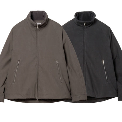 Sandinista Gentleman Stand Collor Jacket サンディニスタ ジェントルマン スタンドカラー ジャケット 60426WA03-OW【メンズ コンパクトヤーン スタンドカラージャケット ラグランスリーブ 26FW】