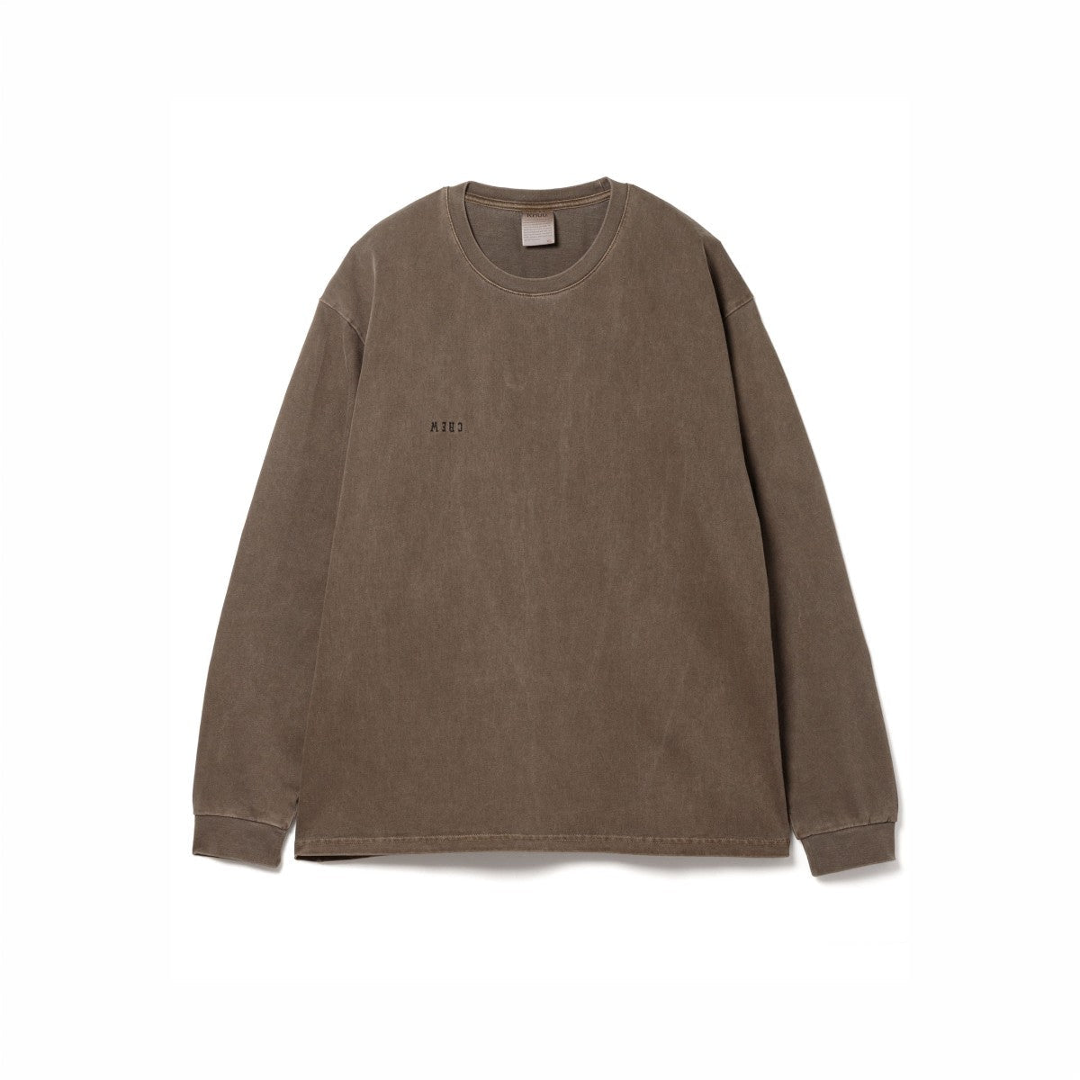 Sandinista Error Pigment Dye L-S Tee サンディニスタ エラー ピグメント ダイ L-S Tシャツ KN-PL-018【メンズ ロングスリーブTシャツ 長袖 刺繍 ヘビー天竺 26FW】