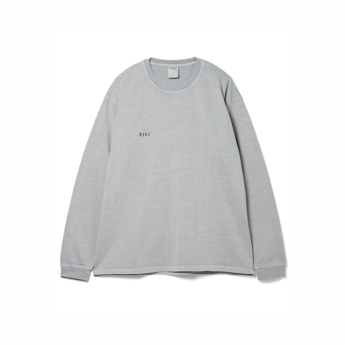 Sandinista Error Pigment Dye L-S Tee サンディニスタ エラー ピグメント ダイ L-S Tシャツ KN-PL-018【メンズ ロングスリーブTシャツ 長袖 刺繍 ヘビー天竺 26FW】