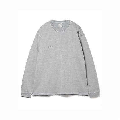 Sandinista Error Pigment Dye L-S Tee サンディニスタ エラー ピグメント ダイ L-S Tシャツ KN-PL-018【メンズ ロングスリーブTシャツ 長袖 刺繍 ヘビー天竺 26FW】