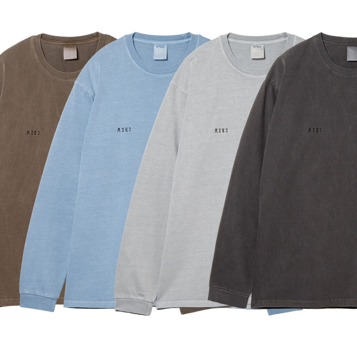 Sandinista Error Pigment Dye L-S Tee サンディニスタ エラー ピグメント ダイ L-S Tシャツ KN-PL-018【メンズ ロングスリーブTシャツ 長袖 刺繍 ヘビー天竺 26FW】