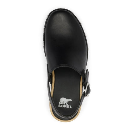 SOREL ROMIN CLOG RIVET ソレル ローミンクロッグ リベット NL5226-010【レディース クロッグサンダル レザー ヒールストラップ 軽量 26FW】