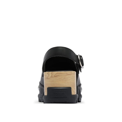 SOREL ROMIN CLOG RIVET ソレル ローミンクロッグ リベット NL5226-010【レディース クロッグサンダル レザー ヒールストラップ 軽量 26FW】
