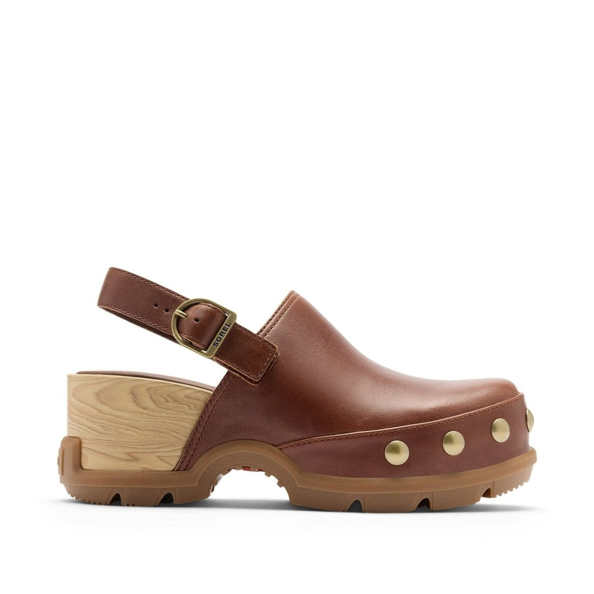 SOREL ROMIN CLOG RIVET ソレル ローミンクロッグ リベット NL5226-244【レディース クロッグサンダル レザー ヒールストラップ 軽量 26FW】