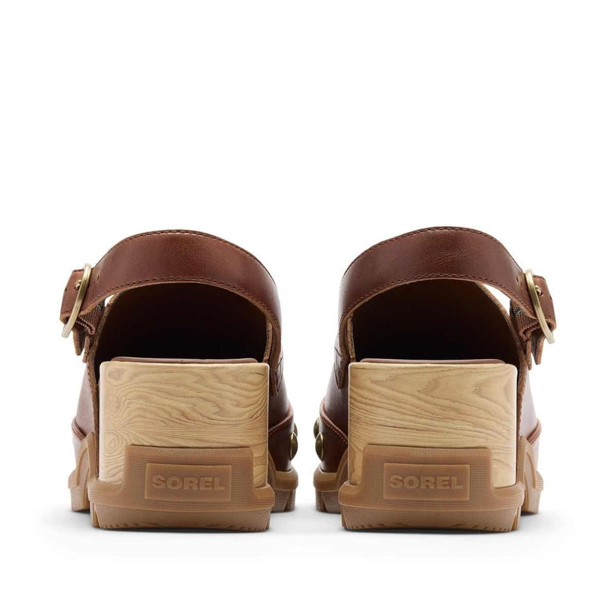 SOREL ROMIN CLOG RIVET ソレル ローミンクロッグ リベット NL5226-244【レディース クロッグサンダル レザー ヒールストラップ 軽量 26FW】