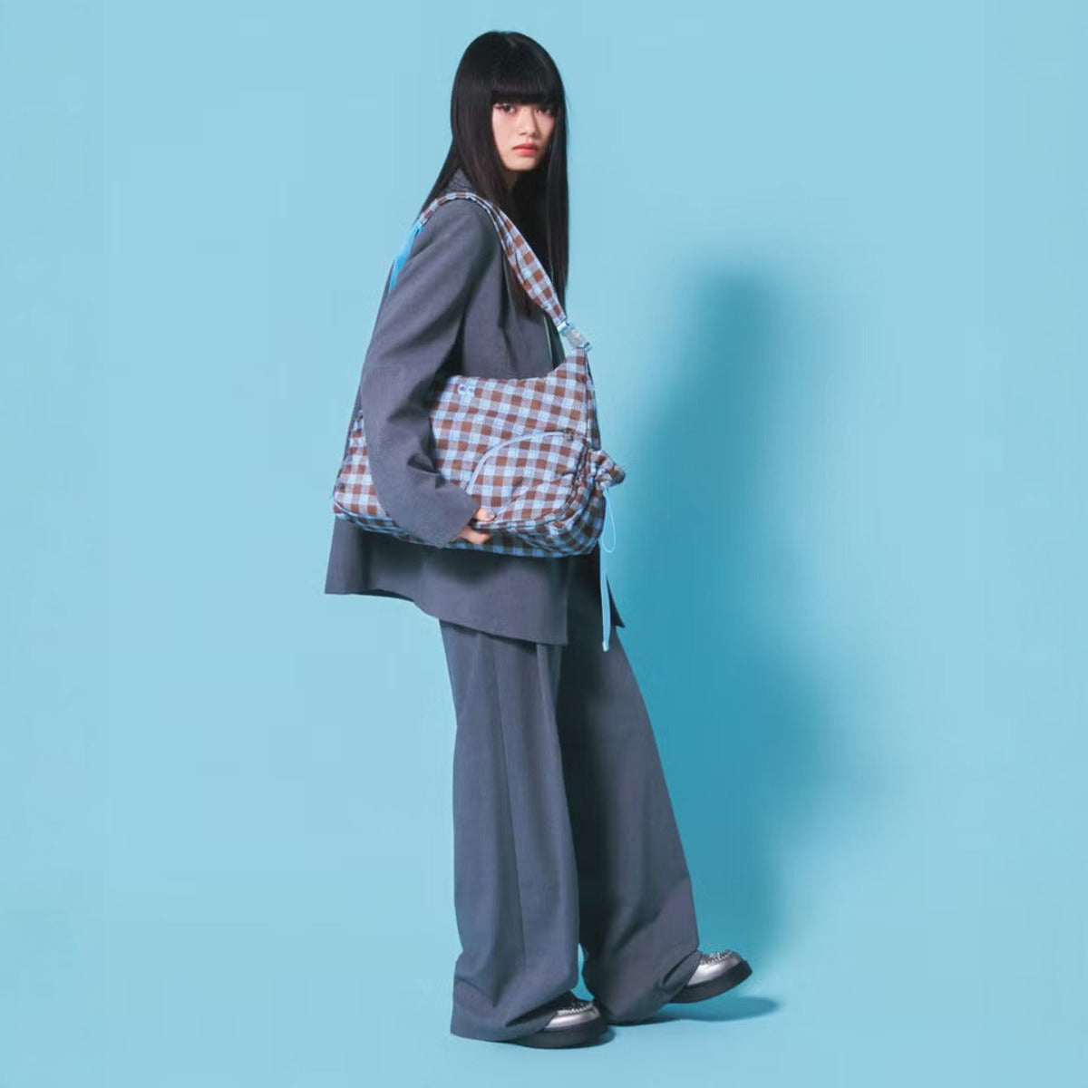 Casselini Round Big Shoulder キャセリーニ ラウンド ビック ショルダー 262-110501【レディース ショルダーバッグ 大容量 通勤・通学 デイリーユース 26FW】