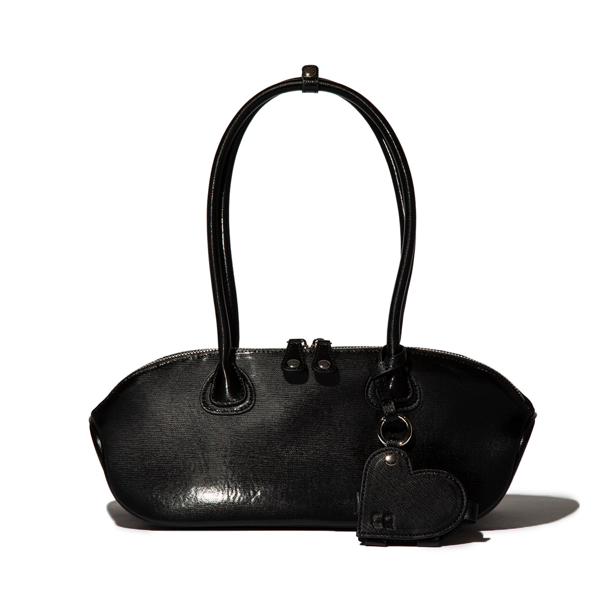 Casselini Round Charm Bag キャセリーニ ラウンド チャーム バッグ 262-110510【レディース ラウンドボストンバッグ ハンドバッグ 大容量 チャーム付き 26FW】