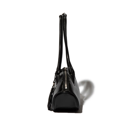 Casselini Round Charm Bag キャセリーニ ラウンド チャーム バッグ 262-110510【レディース ラウンドボストンバッグ ハンドバッグ 大容量 チャーム付き 26FW】