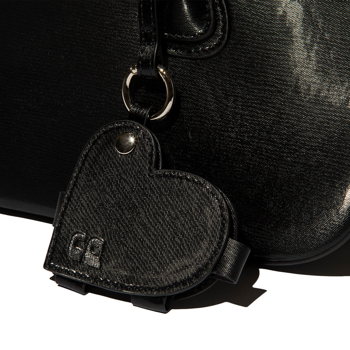 Casselini Round Charm Bag キャセリーニ ラウンド チャーム バッグ 262-110510【レディース ラウンドボストンバッグ ハンドバッグ 大容量 チャーム付き 26FW】
