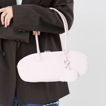 Casselini Round Charm Bag キャセリーニ ラウンド チャーム バッグ 262-110510【レディース ラウンドボストンバッグ ハンドバッグ 大容量 チャーム付き 26FW】