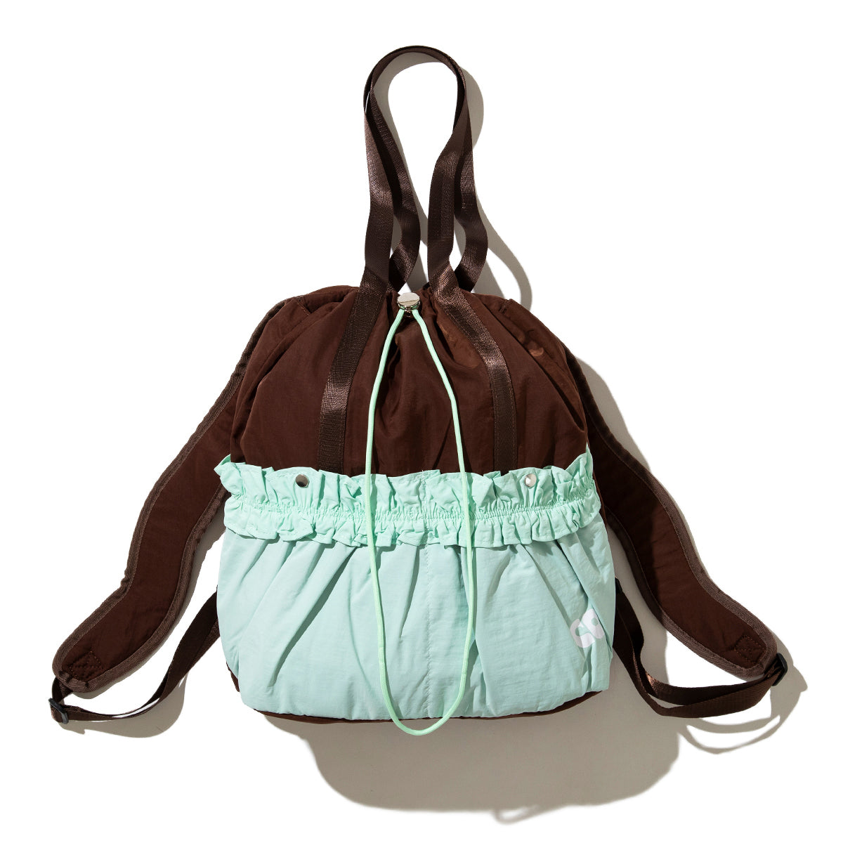 Casselini 2way Gather Napsack キャセリーニ 2WAYギャザーナップサック 262-110515【レディース ナップザック トートバッグ バイカラー 2WAY仕様 カジュアル 26FW】