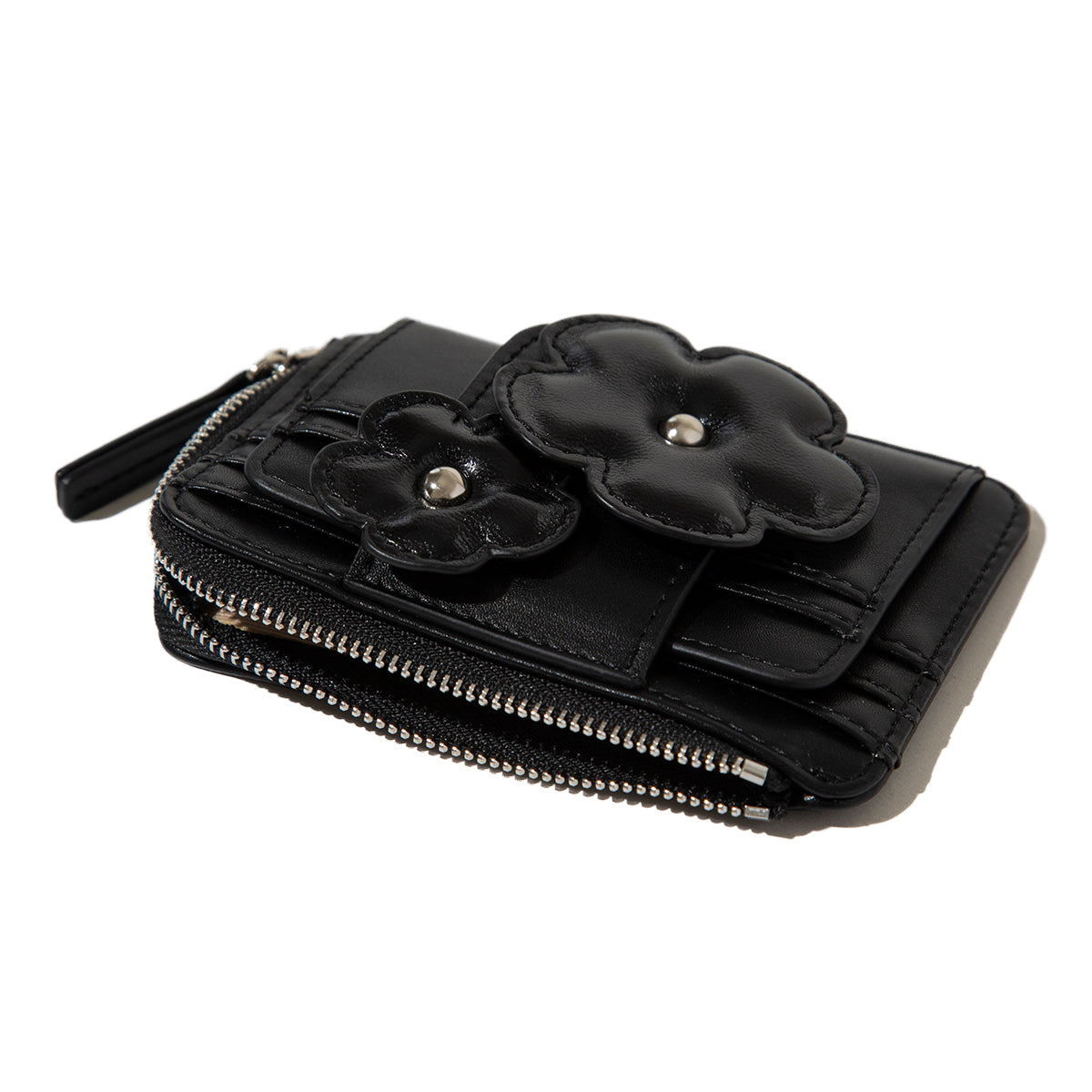 Casselini Pukkuri Flower Card Case キャセリーニ プックリフラワーカードケース 262-110605【レディース カードケース フラワーデザイン 薄型  26FW】