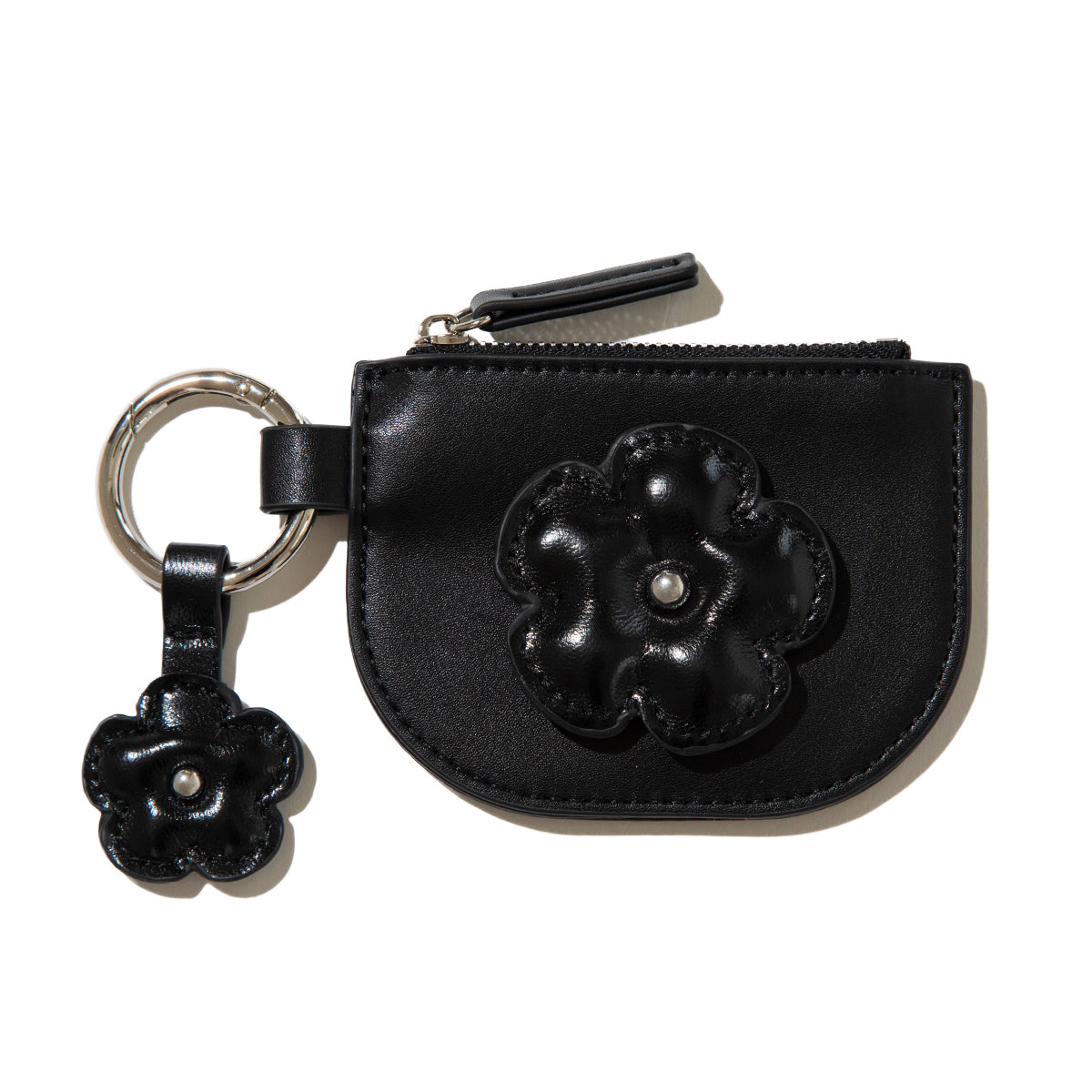 Casselini Pukkuri Flower Coin Case キャセリーニ プックリフラワー コイン ケース 262-110608【レディース コインケース カラビナ付き 花柄 26FW】