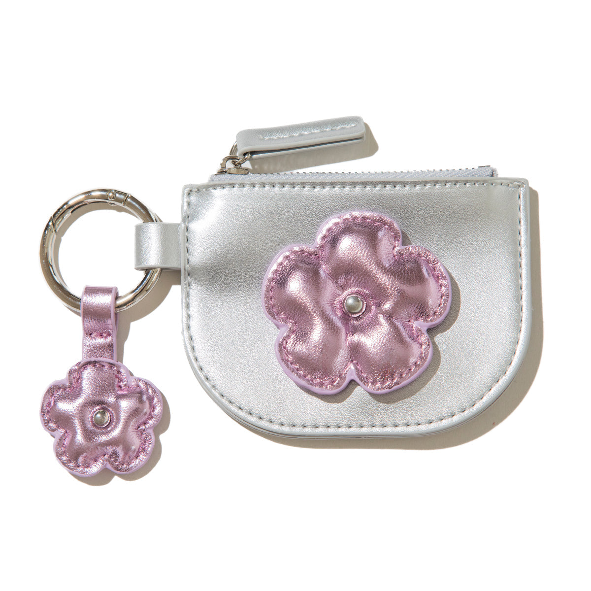 Casselini Pukkuri Flower Coin Case キャセリーニ プックリフラワー コイン ケース 262-110608【レディース コインケース カラビナ付き 花柄 26FW】