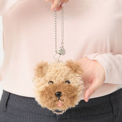 Casselini Dog Motif Pouch キャセリーニ ドッグモチーフポーチ 262-110613【レディース ポーチ カラビナ付き チェーン付き 小物入れ 26FW】