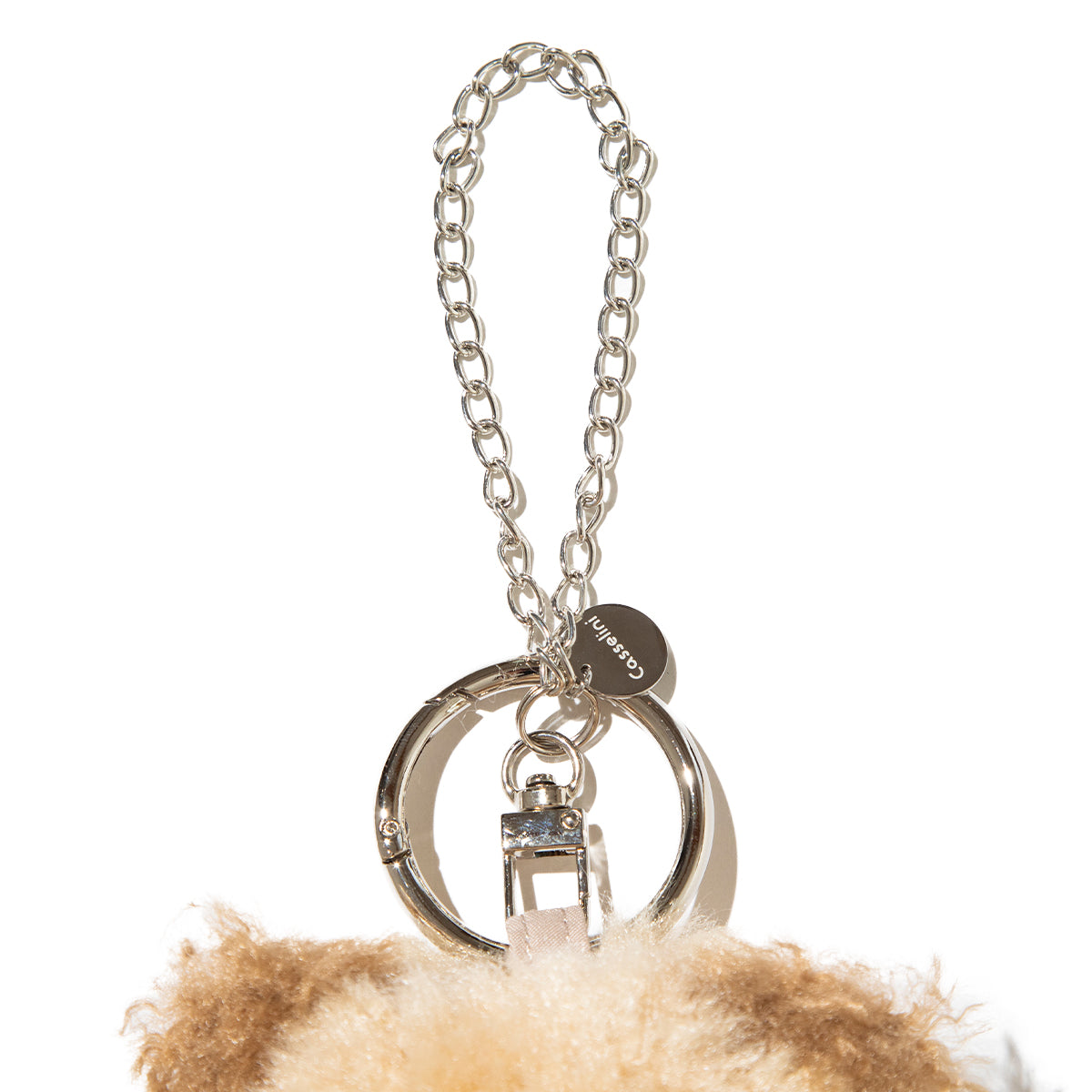 Casselini Dog Motif Pouch キャセリーニ ドッグモチーフポーチ 262-110613【レディース ポーチ カラビナ付き チェーン付き 小物入れ 26FW】
