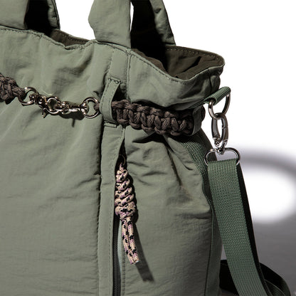 CONTROL FREAK Nylon Cord Belt Tote コントロールフリーク ナイロンコードベルトトート 252-120514【レディース ナイロン素材 マルチWAY  26FW】