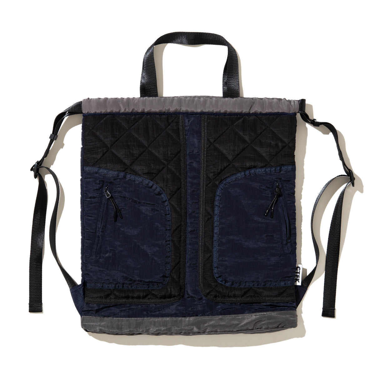 CONTROL FREAK Quilt Knapsack コントロールフリーク キルトナップサック 262-122511【レディース ナイロン 2WAY キルティング ミリタリー調 26FW】