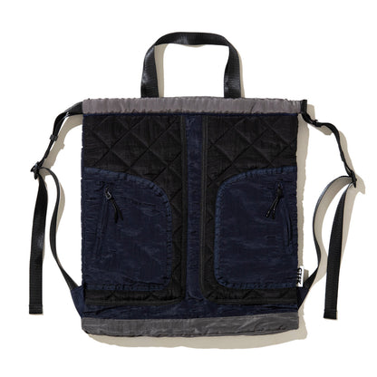 CONTROL FREAK Quilt Knapsack コントロールフリーク キルトナップサック 262-122511【レディース ナイロン 2WAY キルティング ミリタリー調 26FW】