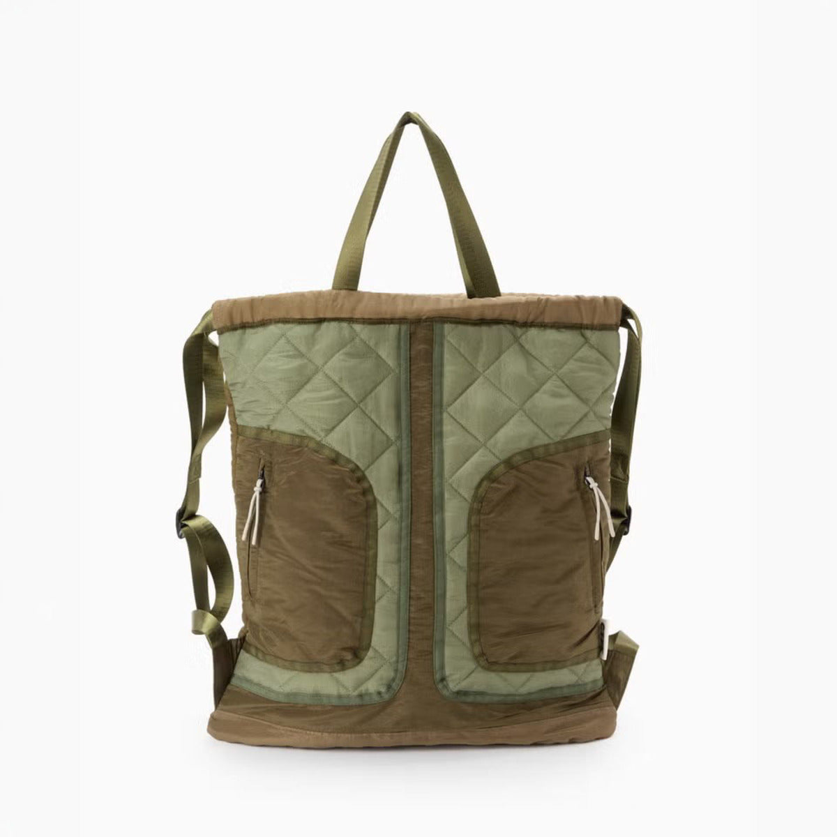 CONTROL FREAK Quilt Knapsack コントロールフリーク キルトナップサック 262-122511【レディース ナイロン 2WAY キルティング ミリタリー調 26FW】