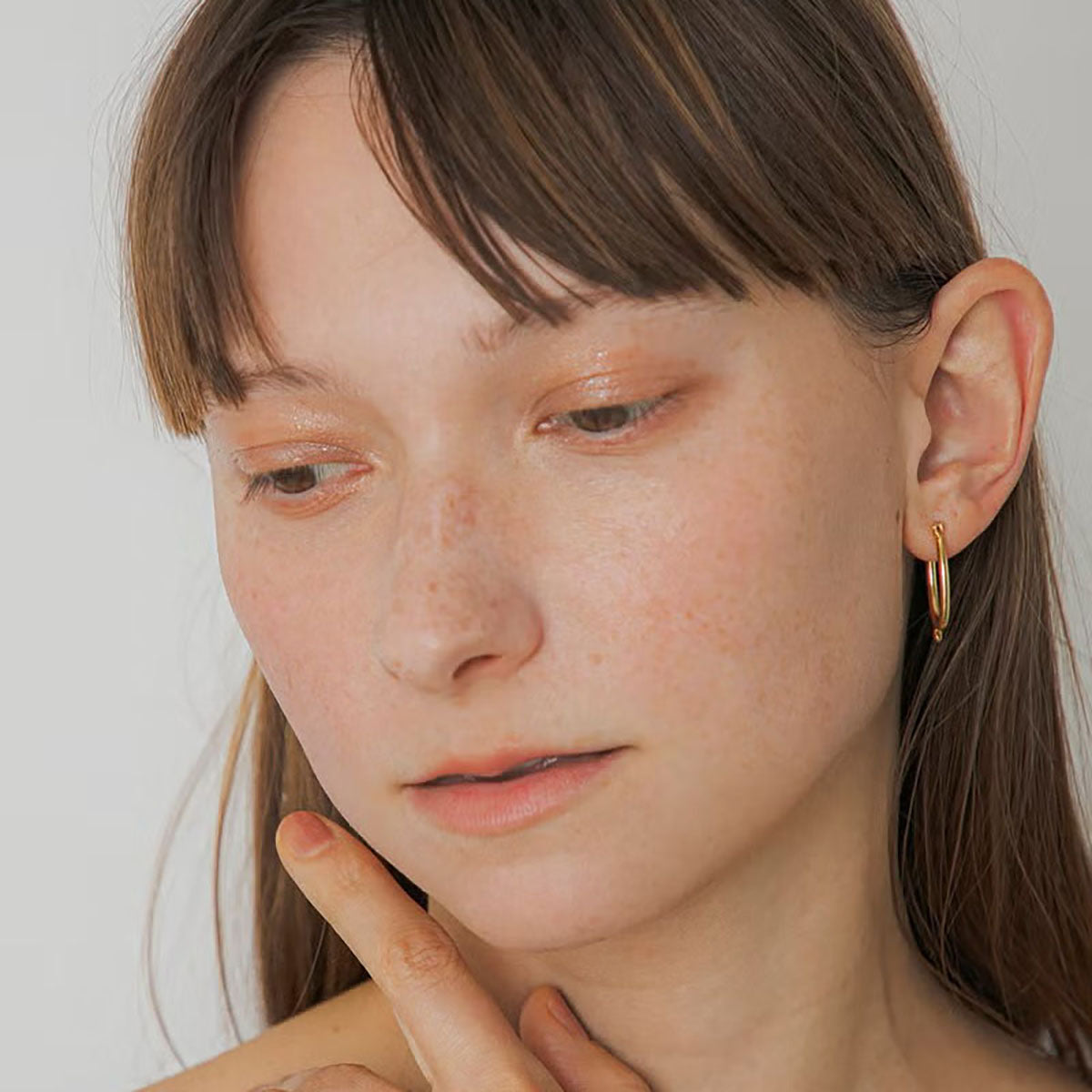 LAPUIS Petit Heart Pierced Earrings ラピュイ プチハートピアス 262-220110【レディース フープピアス 日本製 アクセサリー シンプル 26FW】