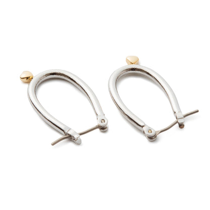 LAPUIS Petit Heart Pierced Earrings ラピュイ プチハートピアス 262-220110【レディース フープピアス 日本製 アクセサリー シンプル 26FW】