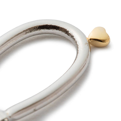 LAPUIS Petit Heart Pierced Earrings ラピュイ プチハートピアス 262-220110【レディース フープピアス 日本製 アクセサリー シンプル 26FW】