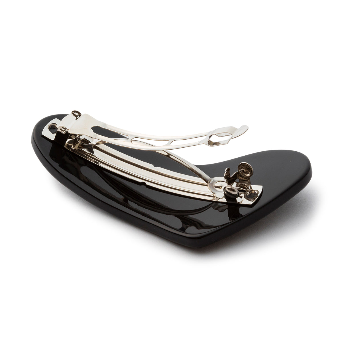 LAPUIS Plump Heart Barrette L ラピュイ プランプ ハート バレッタ L 262-220128【レディース バレッタ 日本製 26FW】