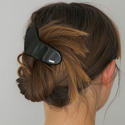LAPUIS Plump Heart Barrette L ラピュイ プランプ ハート バレッタ L 262-220128【レディース バレッタ 日本製 26FW】