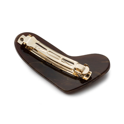 LAPUIS Plump Heart Barrette L ラピュイ プランプ ハート バレッタ L 262-220128【レディース バレッタ 日本製 26FW】