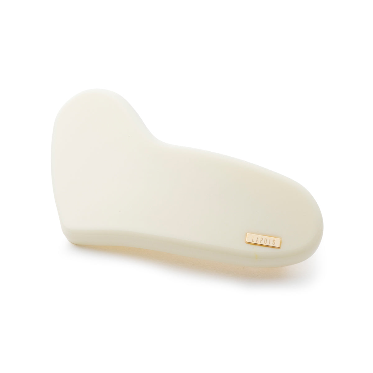 LAPUIS Plump Heart Barrette L ラピュイ プランプ ハート バレッタ L 262-220128【レディース バレッタ 日本製 26FW】