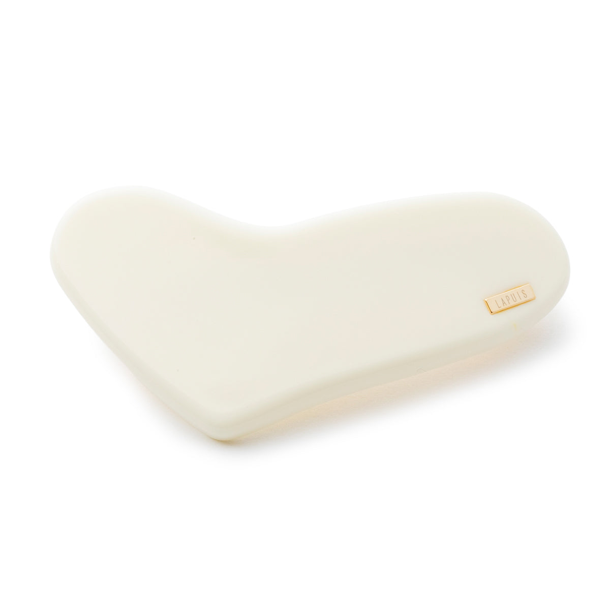 LAPUIS Plump Heart Barrette L ラピュイ プランプ ハート バレッタ L 262-220128【レディース バレッタ 日本製 26FW】