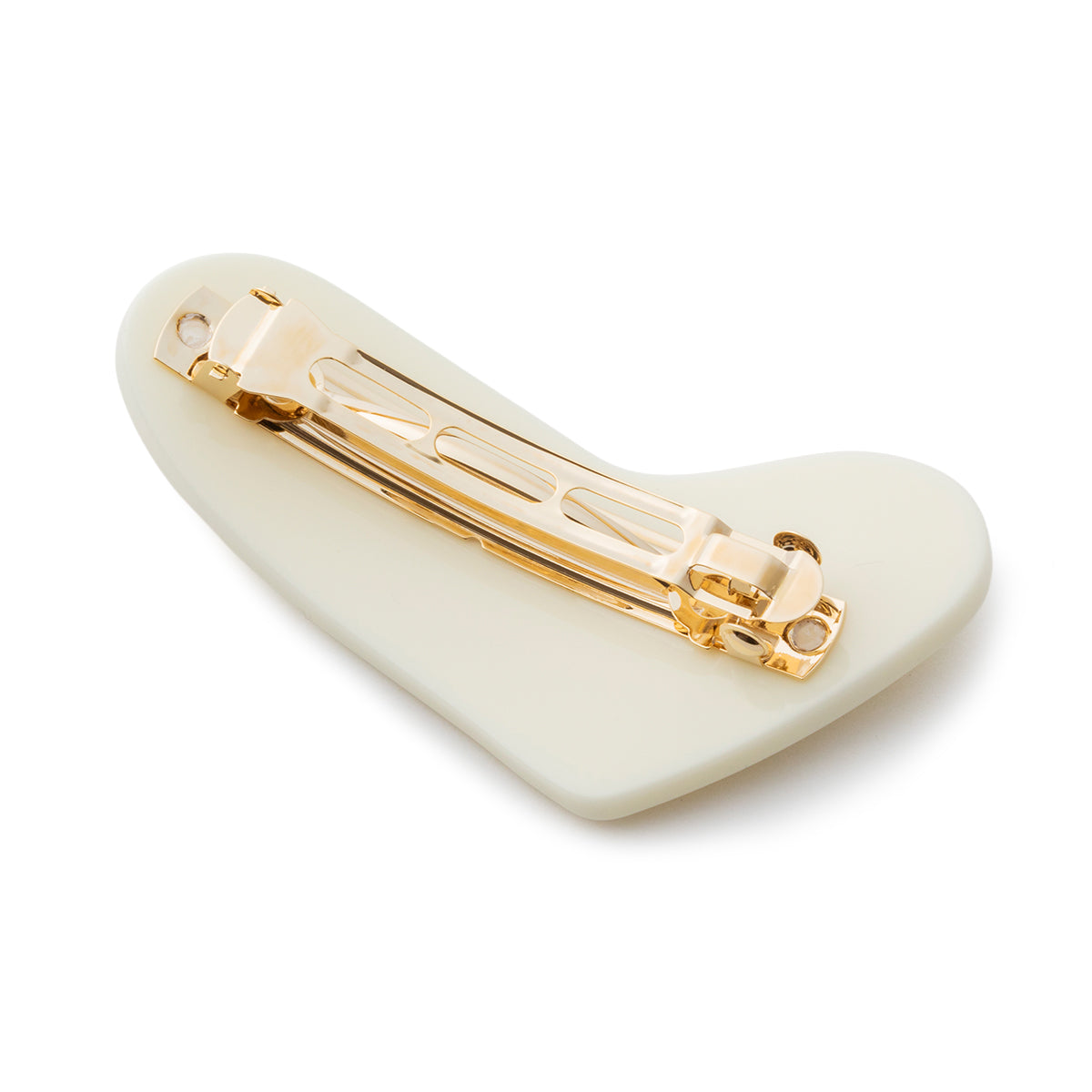 LAPUIS Plump Heart Barrette L ラピュイ プランプ ハート バレッタ L 262-220128【レディース バレッタ 日本製 26FW】