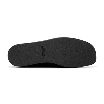Clarks WallabeeEVO Bt クラークス ワラビーエヴォブーツ 26179710【メンズ レザーブーツ 本革 ブラックレザー ラバーアウトソール グリップ力 26FW】
