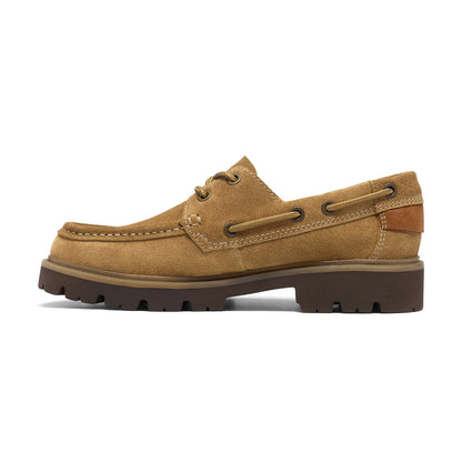 Clarks Cleyhill Boat クラークス クレイヒルボート 26327954【メンズ ボートシューズ レースアップシューズ 本革 レザーアッパー 2E幅 厚底ソール 26FW】