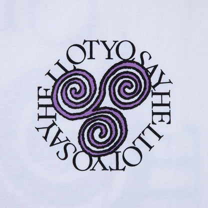 SAYHELLO Slap Logo Tee セイハロー スラップロゴ Tシャツ 26FW-D1-01【メンズ Tシャツ 半袖 プリントTシャツ スクリーンプリント 26FW】