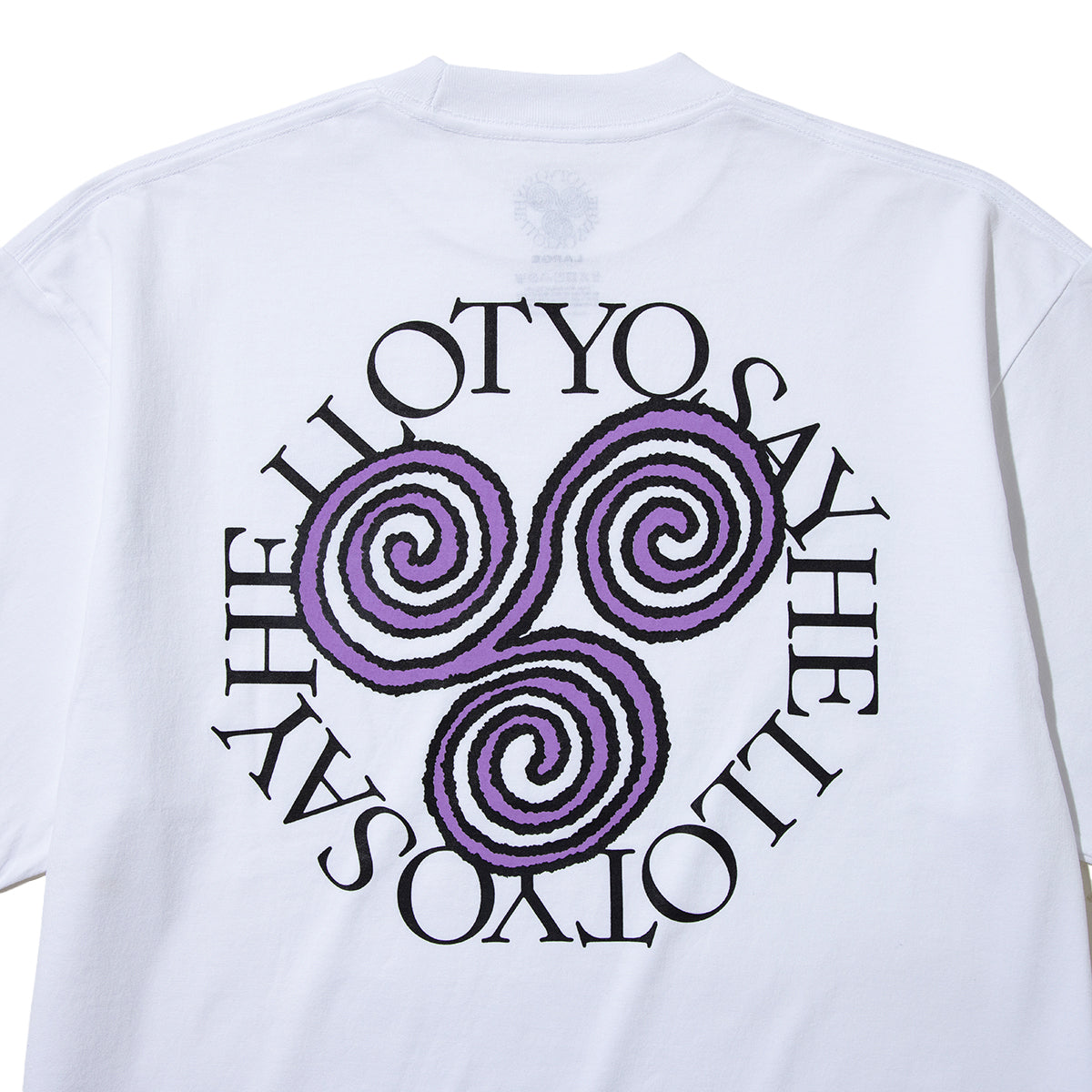 SAYHELLO Slap Logo Tee セイハロー スラップロゴ Tシャツ 26FW-D1-01【メンズ Tシャツ 半袖 プリントTシャツ スクリーンプリント 26FW】