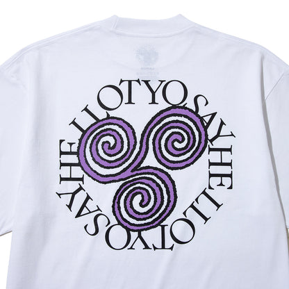 SAYHELLO Slap Logo Tee セイハロー スラップロゴ Tシャツ 26FW-D1-01【メンズ Tシャツ 半袖 プリントTシャツ スクリーンプリント 26FW】