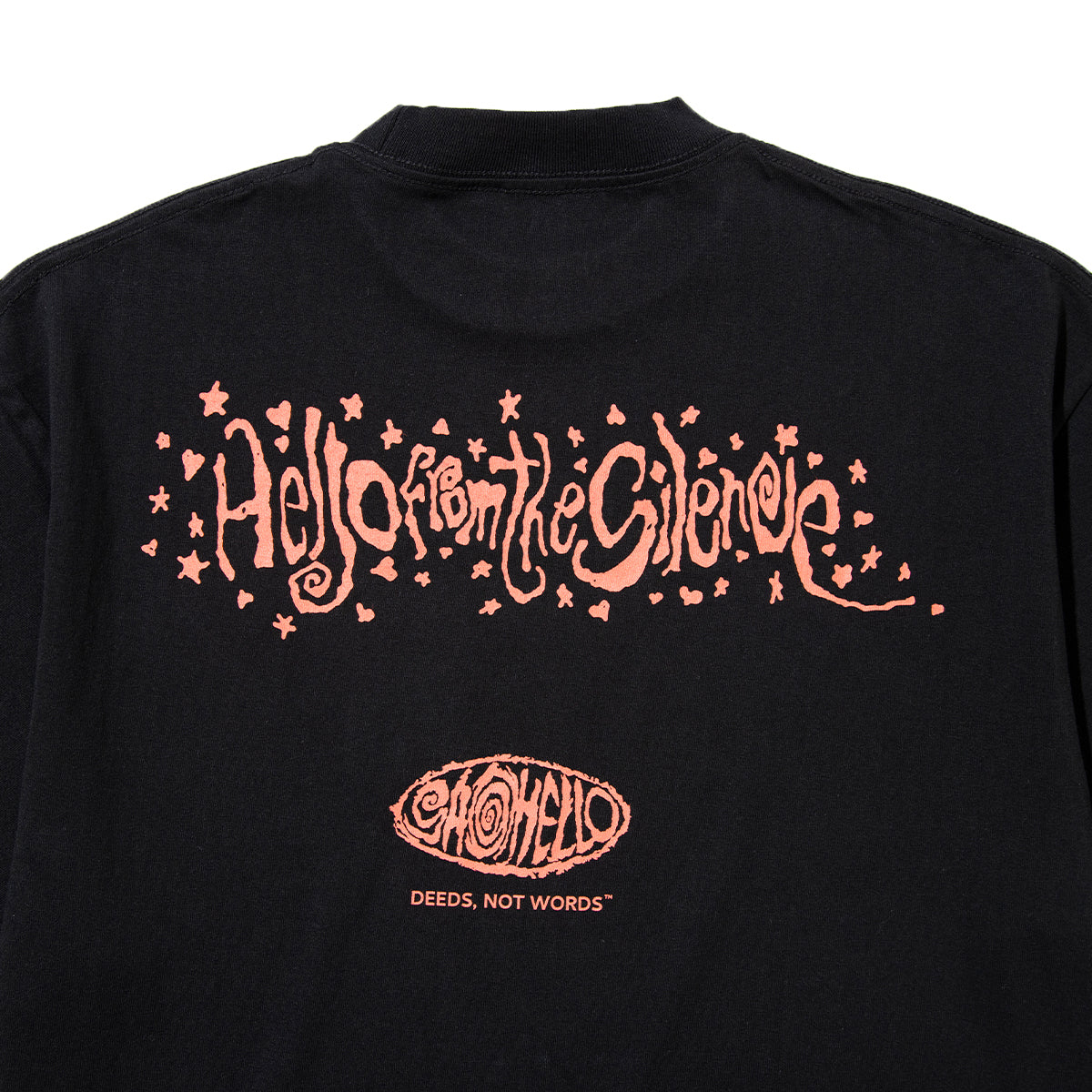 SAYHELLO The Silent Tee セイハロー ザ サイレント Tシャツ 26FW-D1-02【メンズ Tシャツ 半袖 厚手生地 ヘビーウェイト スクリーンプリント 26FW】