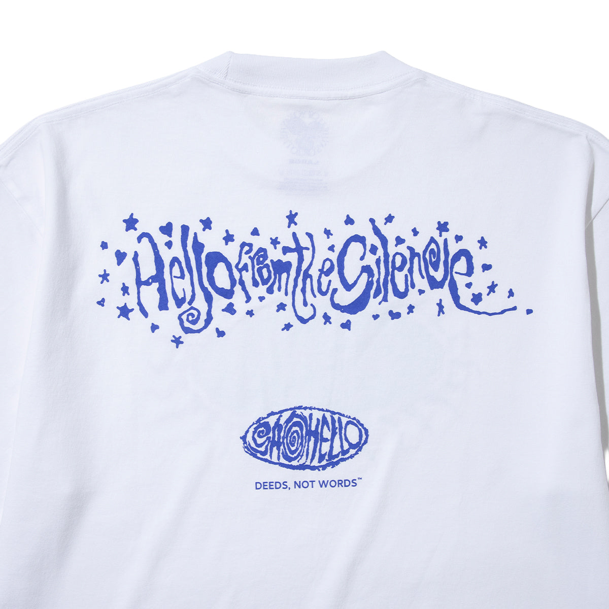 SAYHELLO The Silent Tee セイハロー ザ サイレント Tシャツ 26FW-D1-02【メンズ Tシャツ 半袖 厚手生地 ヘビーウェイト スクリーンプリント 26FW】