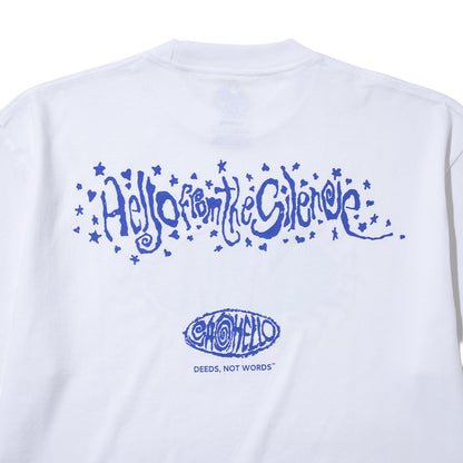 SAYHELLO The Silent Tee セイハロー ザ サイレント Tシャツ 26FW-D1-02【メンズ Tシャツ 半袖 厚手生地 ヘビーウェイト スクリーンプリント 26FW】