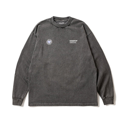 SAYHELLO Pigment The Stroke L/S Tee セイハロー ピグメント ザ ストローク L/S ティー 26FW-D2-01【メンズ ロングTシャツ ロンT スクリーンプリント バッグプリント  26FW】
