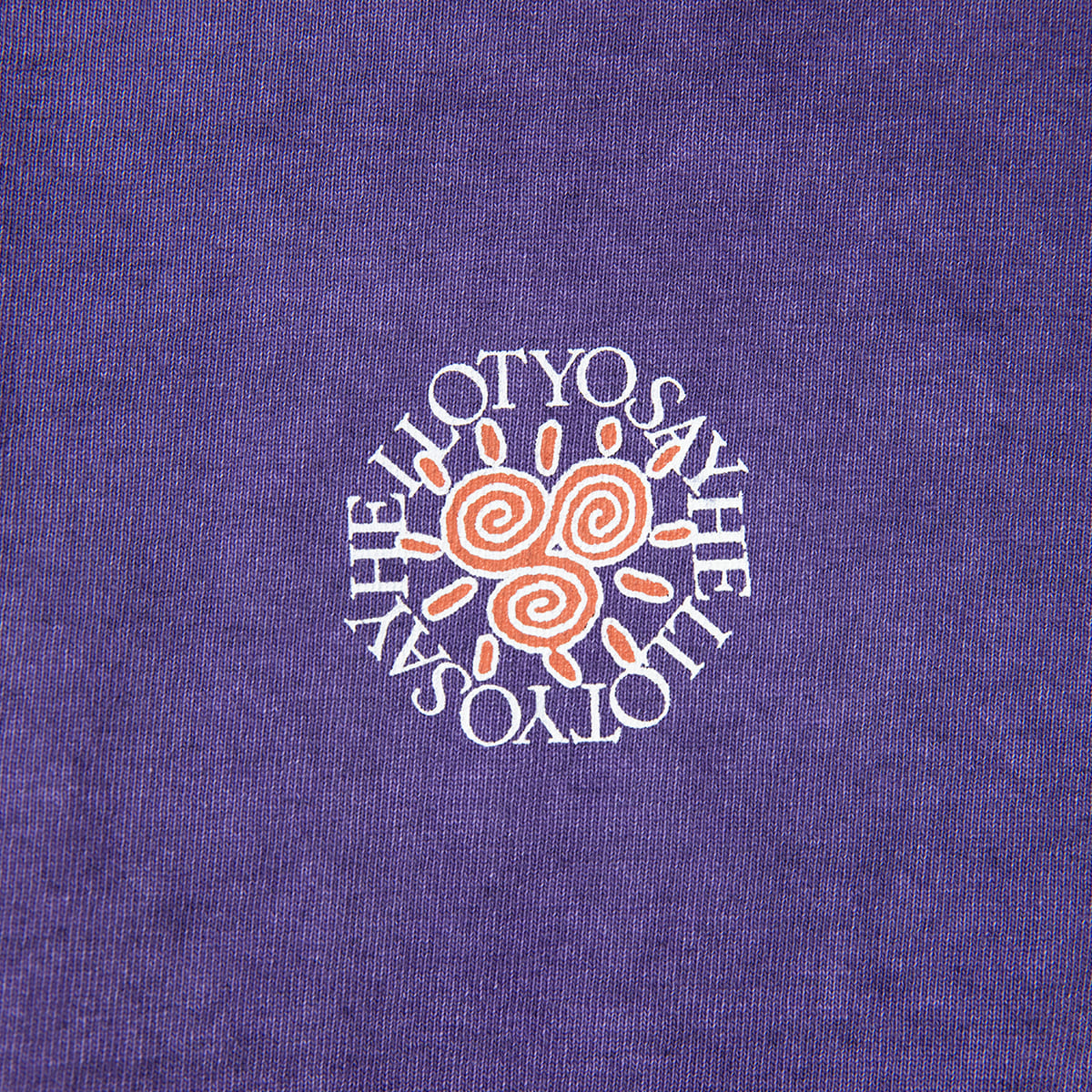 SAYHELLO Pigment The Stroke L/S Tee セイハロー ピグメント ザ ストローク L/S ティー 26FW-D2-01【メンズ ロングTシャツ ロンT スクリーンプリント バッグプリント  26FW】