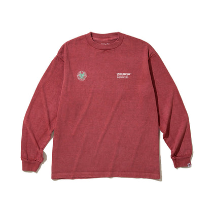 SAYHELLO Pigment The Stroke L/S Tee セイハロー ピグメント ザ ストローク L/S ティー 26FW-D2-01【メンズ ロングTシャツ ロンT スクリーンプリント バッグプリント  26FW】