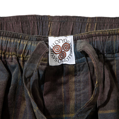 SAYHELLO Check Easy Pants セイハロー チェック イージーパンツ 26FW-D2-04【メンズ ワイドパンツ スラックス ゴム仕様 快適 26FW】